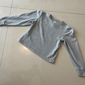 Gray Girls Long Sleeve Top